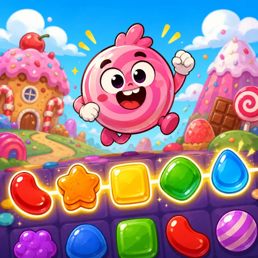 ภาพปกเกม เรียงลูกกวาดมหัศจรรย์