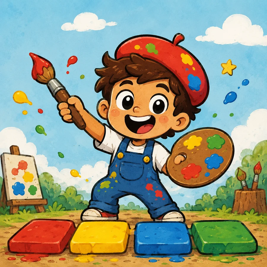 ภาพปกเกม ฝึกเด็กแยกสี